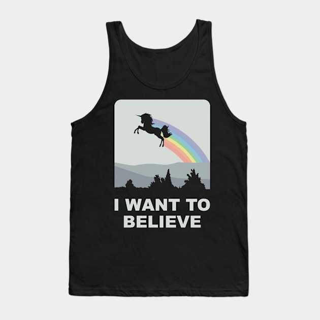 I Want to Believe Tank Top by Yeldar